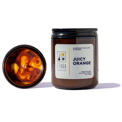 Κερί Juicy Orange | Ethra Essentials