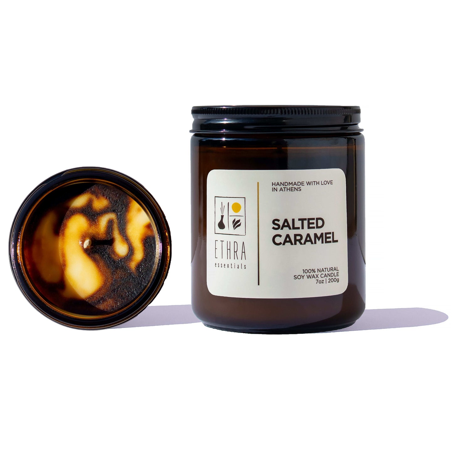 Κερί Salted Caramel | Ethra Essentials